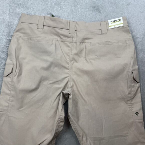 First Tactical V2 Pants Men's 42X32 Khaki Canvas Ripstop Cargo Military 114011 - Picture 4 of 14
